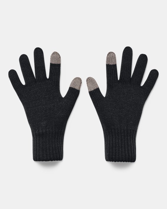 Women's UA Halftime Gloves, Black, pdpMainDesktop image number 1